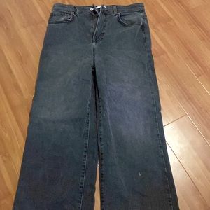 FOREVER 21: faded black baggy pants